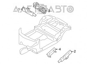 Antena Keyless BMW 5 F10 11-17 centru