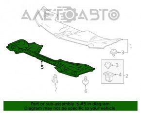 Protecția motorului Acura MDX 14-20, nou, original