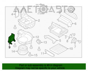 Блок управления отопителем Subaru Legacy 15-19