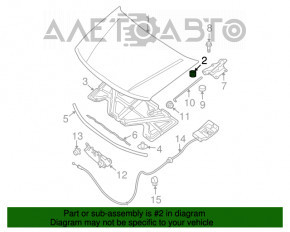 Bara de capota stanga Infiniti JX35 QX60 13-