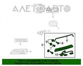 Moldura portbagaj Toyota Sequoia 08-16 crom