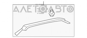 Capacul plafonului din spate, stânga, pentru Toyota Sequoia 08-16, gri.