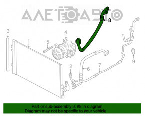 Compresorul de aer condiționat pentru BMW X3 F25 11-17 2.0T