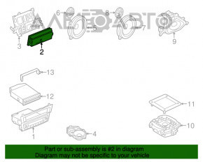 Amplificator audio BMW X3 F25 11-17