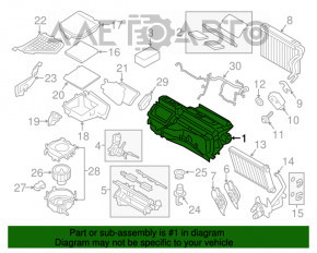 Печка в сборе BMW X3 F25 11-17