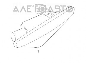 Поворотник крыла левый BMW X3 F25 11-17