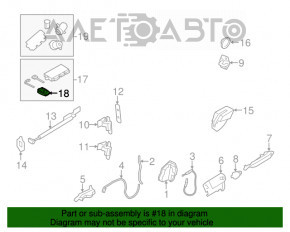 Cheie BMW X3 F25 11-17 cu 4 butoane, zgârieturi, lovituri