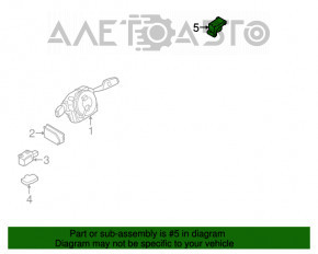 Senzor airbag spate stânga BMW X3 F25 11-17