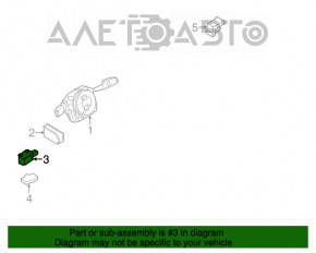 Senzor airbag frontal stânga BMW X3 F25 11-17