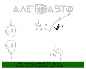 Подушка безопасности airbag сидение левые BMW X3 F25 11-17