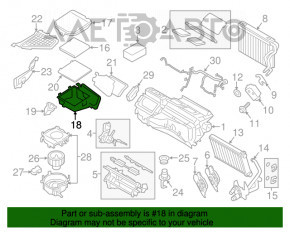 Grila de aerisire a cuptorului BMW X3 F25 11-17