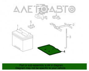 Площадка АКБ Toyota Highlander 14-19 новый OEM оригинал
