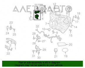 Burlanul de blocare din fața stânga Dodge Journey 11-