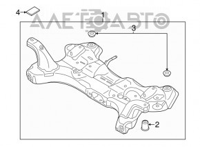 Grila frontala Kia Forte 4d 14-18 2.0