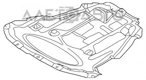 Protecția motorului față Nissan Leaf 13-17 nou OEM original