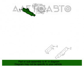 Antena keyless pentru BMW X3 G01 18-21, interior.