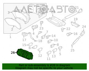 Controlul climatizării pentru Subaru Forester 19- SK manual, 1 zonă.