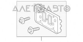 Placa de înmatriculare față Toyota Camry v55 15-17 SUA