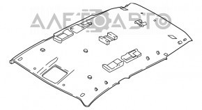 Обшивка потолка Nissan Rogue Sport 17-19 без люка