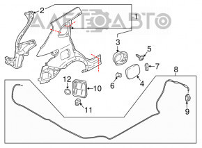 Grila de ventilatie stanga Nissan Rogue Sport 17-19