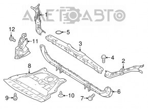 Protecția arcului lateral stânga pentru Nissan Rogue Sport 17-19