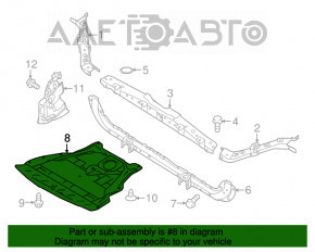 Protecția motorului Nissan Rogue Sport 17-19