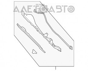 Placa de protecție metalică pentru Nissan Rogue Sport 17-19