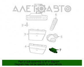 Usb Media Hub 2-го ряда Jeep Grand Cherokee WK2 14-21