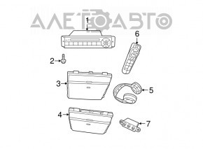 Usb Media Hub 2-го ряда Jeep Grand Cherokee WK2 14-21