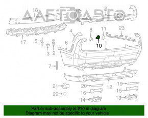 Capac far stanga spate stanga Dodge Challenger 15-19 rest nou original OEM