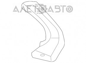 Suport amplificator subcadru dreapta față Fiat 500X 16-17