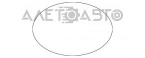 Emblema hibridă TOYOTA de pe capacul portbagajului Toyota Camry v55 15-17 SUA