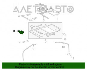 Motorul portbagajului Lexus LS460 LS600h 07-12