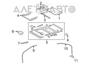 Motorul portbagajului Lexus LS460 LS600h 07-12