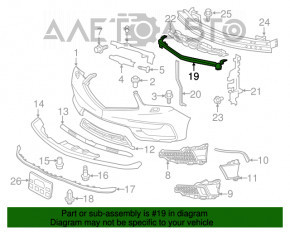 Montare centru bara fata metal Acura MDX 17-20 restul