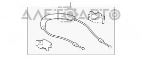 Cablu de deschidere a capotei pentru Acura MDX 17-20, partea scurtă a restului