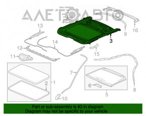 Mecanismul de deschidere a portbagajului pentru Acura MDX 17-20