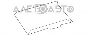 Perdeaua electrică pentru Lexus LS460 LS600h 07-09, gri.