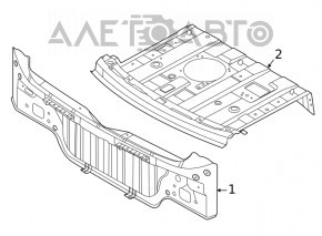 Panoul din spate al Hyundai Sonata 20- nou, original