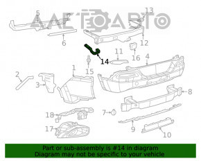 Bara spate a Jeep Cherokee KL 14-21