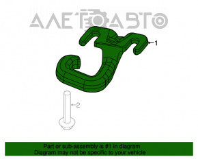 Bara de protecție față stânga Jeep Cherokee KL 14-18