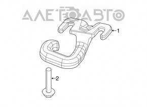 Bara de protecție față stânga Jeep Cherokee KL 14-18