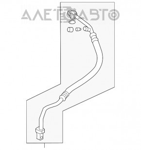 Bobina de condensare a compresorului de aer condiționat Subaru Legacy 17-19