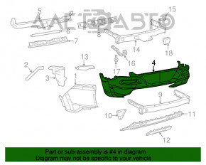 Bara spate goală Jeep Cherokee KL 14-18, structură Trailhawk