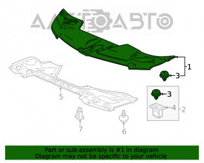 Husa televizor Acura MDX 17-20 restilizat nou OEM original