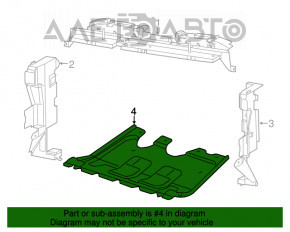 Protecție motor față Jeep Cherokee KL 14-18 metal