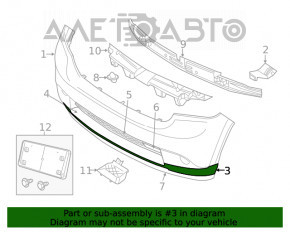 Buza bara fata Dodge Durango 11-13 structura