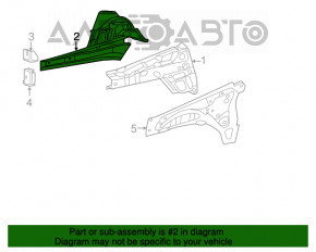 Partea din față stânga a Dodge Durango 11 - alb PW1