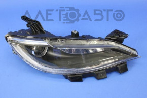 Far dreapta față goală Chrysler 200 15-17 halogen fără fixare, crăpături în parbriz.