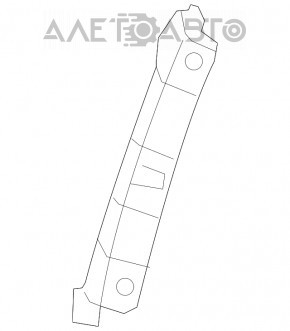 Capacul de bara fata sub ornamentele laterale stanga Jeep Grand Cherokee WK2 17-